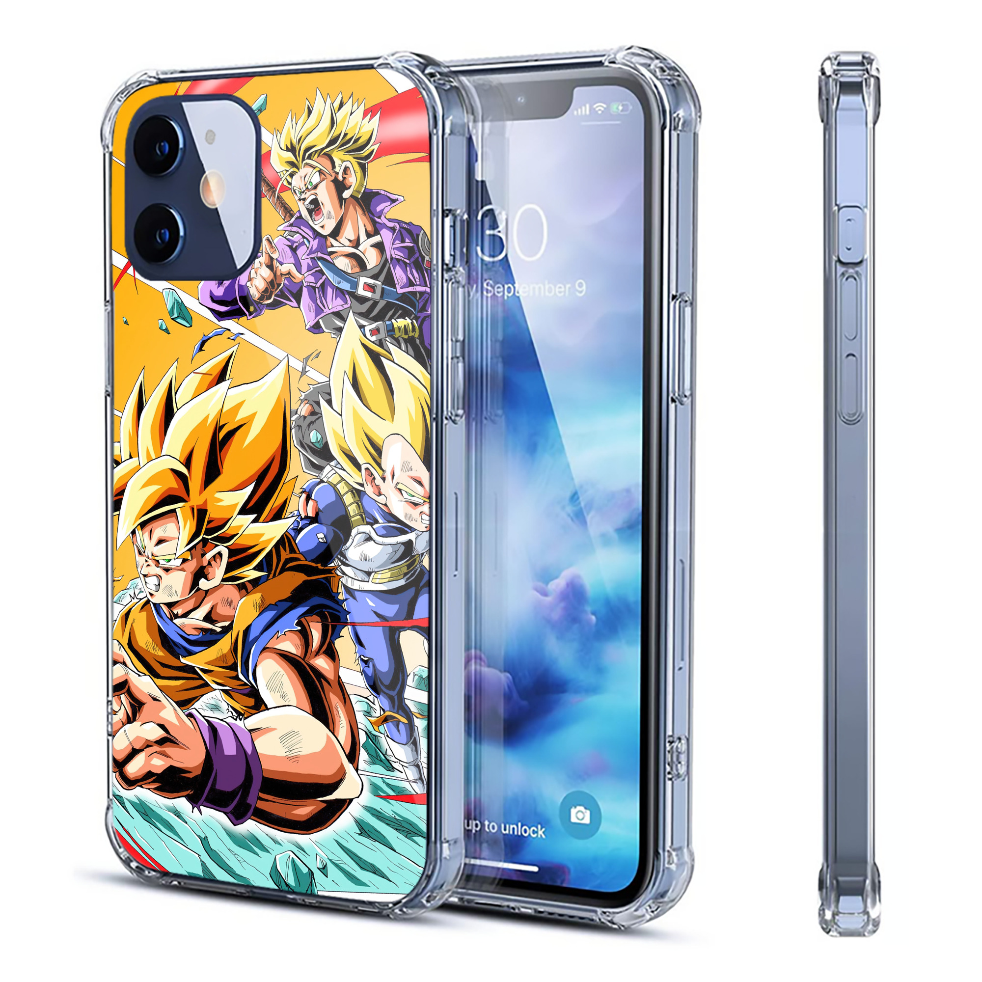 （画像用） ドラゴンボール DRAGON BALL 【iPhone 12シリーズ対応】透明スマホケース（クリアソフトケース）